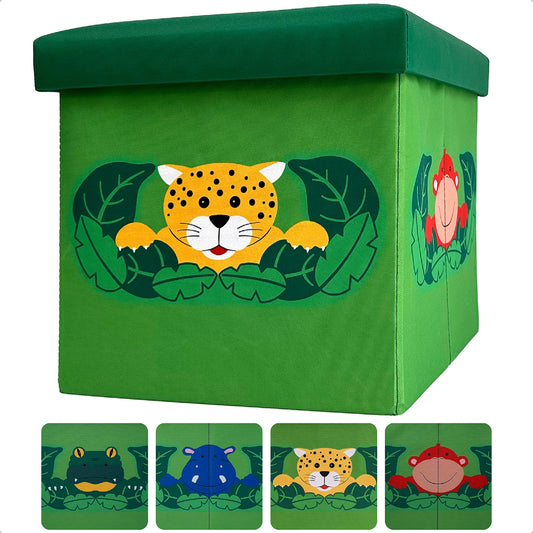 Spielzeugbox DSCHUNGEL 33L -belastbar bis 150 kg- passend für Kallax-Regal