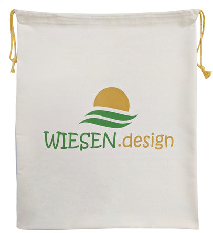 Premium-Baumwollbeutel, B47xH70cm, einzigartig in 280 g/m² schwerer Baumwolle