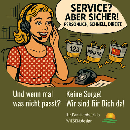 Wäschekorb JUNA Ø46xH48 cm Schwarz/80L aus 100% Baumwolle - Handgemacht und Pflegeleicht