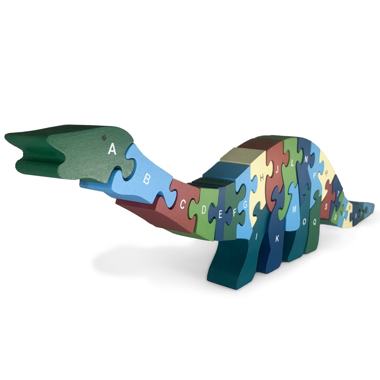 Buchstabenpuzzle DINO für Kinder - EN71 geprüft