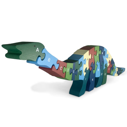 Buchstabenpuzzle DINO für Kinder - EN71 geprüft