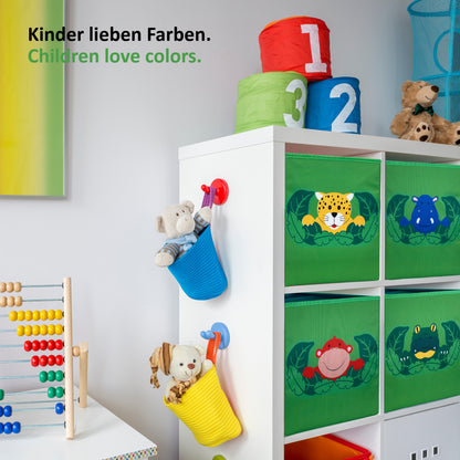 Spielzeugkiste DSCHUNGEL 27L (4 Stück) - passend für Kallax-Regal