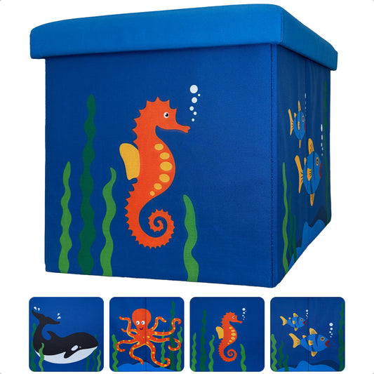 Spielzeugbox MEER 33L -belastbar bis 150 kg- passend für Kallax-Regal